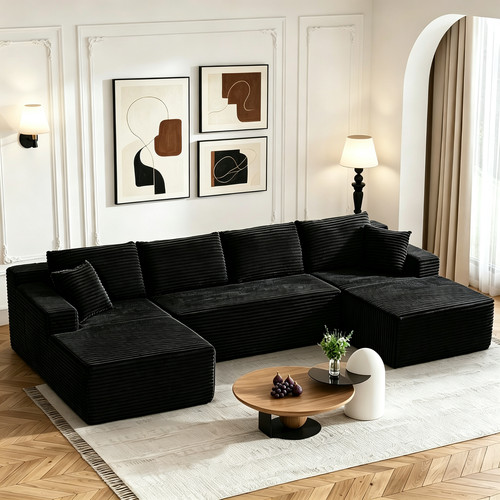 131 shaped modular - 131", u-shaped